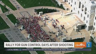 Activists rally for gun control days after Minneapolis shooting