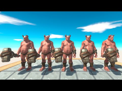 5 Ogre Lords Death Run - Animal Revolt Battle Simulator