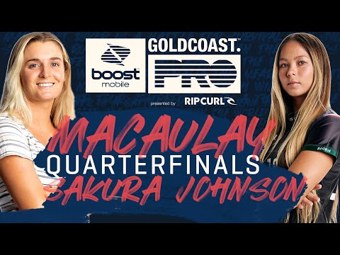 Bronte Macaulay vs Bettylou Sakura Johnson | Boost Mobile Gold Coast Pro - Quarterfinals Heat Replay