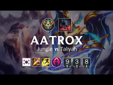 Aatrox Jungle vs Taliyah - KR Challenger Patch 8.18