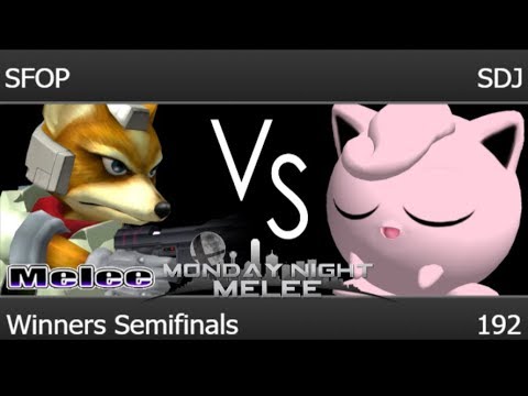 MNM 192 - SFOP (Fox) vs SDJ (Jigglypuff) Winners Semifinals - Melee