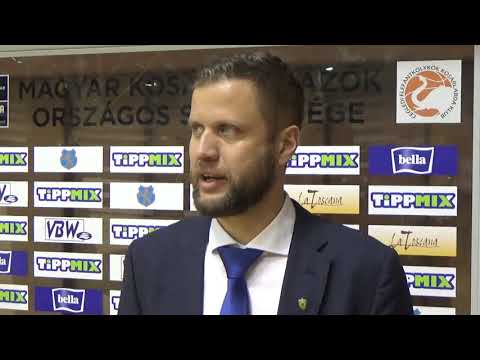 2019.12.29. VBW CEKK Cegléd-Sopron Basket, Gáspár Dávid értékel