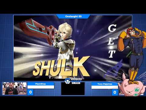Onslaught 89 - Winner's Round 3: GH|Tony Pajamas (Ness) vs Flashstep (Shulk)