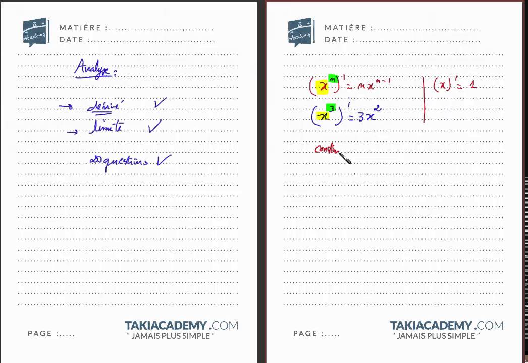01_dérivé d'un polynôme