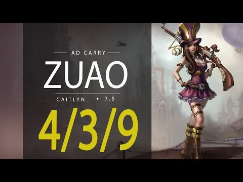 LOL ProTV - ZUAO - CAITLYN ADC vs EZREAL (11/03/2017)