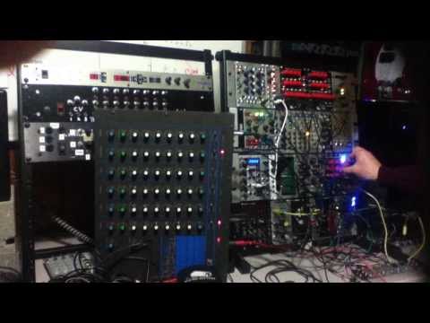 Synthrotek EKOs delaying/echoing triggers MFB Seq-1 Tama Techstar ts305