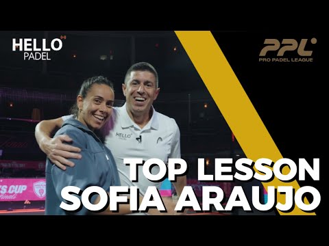 Master the Bajada in Padel: Sofia Araujo #7 in the world