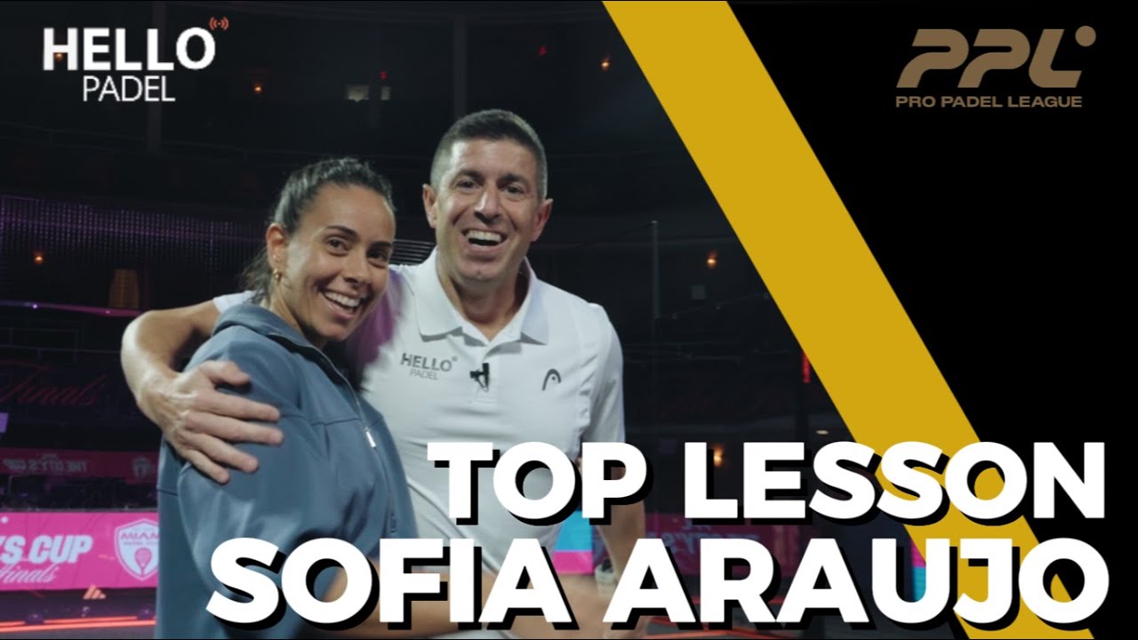 Sofia Araujo demonstrates and discusses her tactical bajada shot.