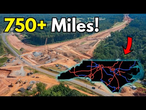 North Carolina's CRAZY 750 Mile Interstate Expansion