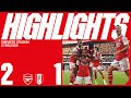 HIGHLIGHTS | Arsenal vs Fulham (2-1) | Odegaard and Gabriel make it four wins from four!