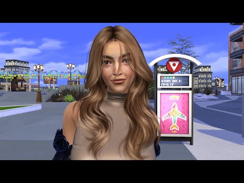 the sims 4 cc download dyed-hair female Harper Potter by Bonita100 Game Video Preview