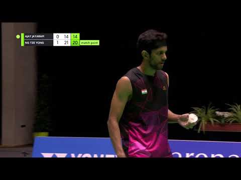 Match point - Ajay Jayaram vs Ng Tze Yong - MS, Final - Belgian Int. 2021