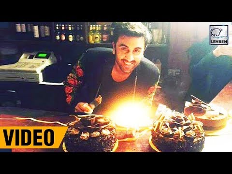 Ranbir Kapoor Cuts Birthday Cake | LehrenTV