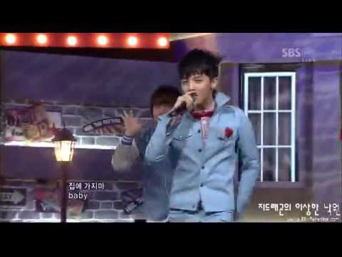 110130 인기가요 G-dragon 집에가지마