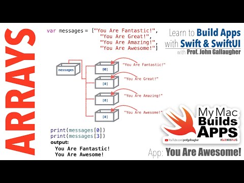 Ch. 1.9 An Intro to Arrays in Swift & SwiftUI (2025)