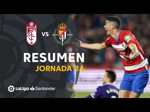 Resumen de Granada CF vs Real Valladolid (2-1)