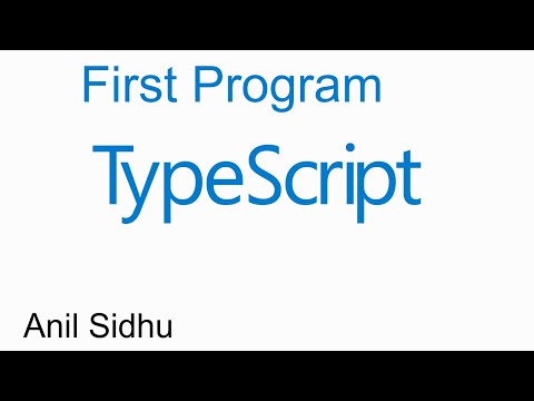 TypeScript tutorial for beginners 3 Make and run first program