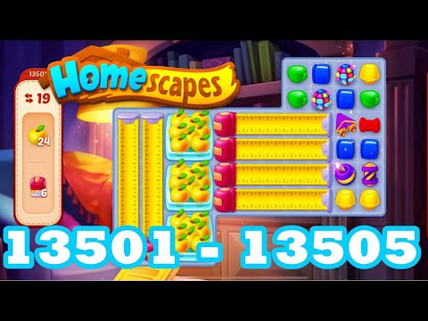 Homescapes Level 13501 - 13505 HD 3 - match puzzle Gameplay | android | IOS | 13502 | 13503 | 13504