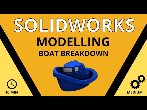 How to model boat in solidworks