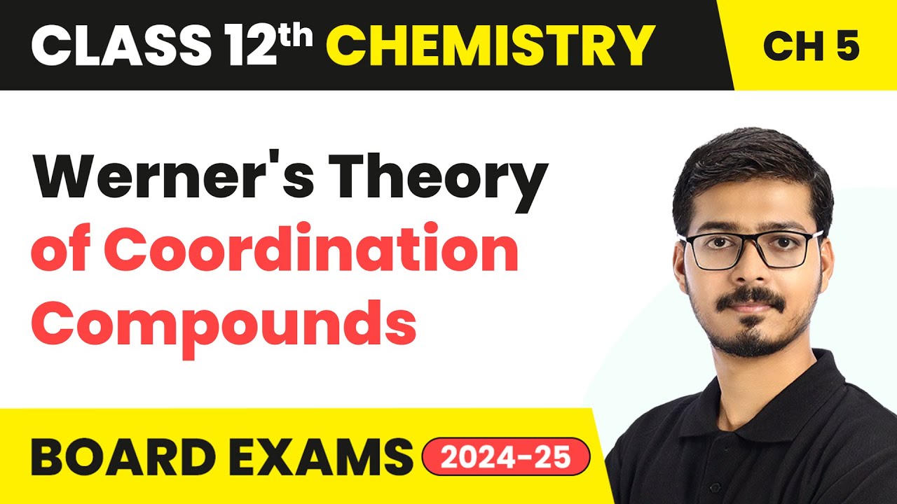 Werner's Theory of Coordination Compounds | Class 12 Chemistry Chapter 5 | CBSE 2024-25