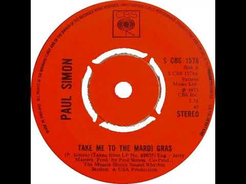 UK New Entry 1973 (119) Paul Simon - Take Me To The Mardi Gras