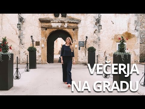 Večerja na gradu Otočec | On White Surface Vlog