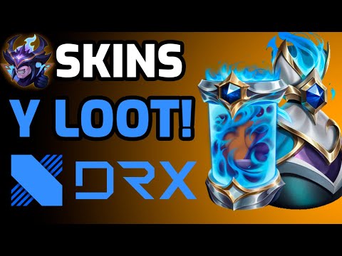 VALEN LA PENA LAS CAPSULAS DRX, TODO EL LOOT Y CUANTO VALEN - LEAGUE OF LEGENDS
