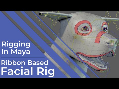 #RiggingInMaya | Part 33 | Advanced | Ribbon Face Rig