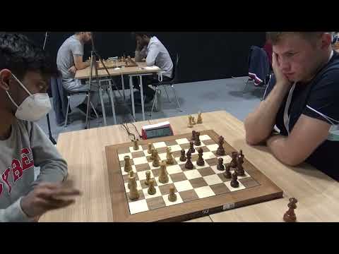 Aravindh Chithambaram Vr. -  FM Klabis Rokas | Rapid chess