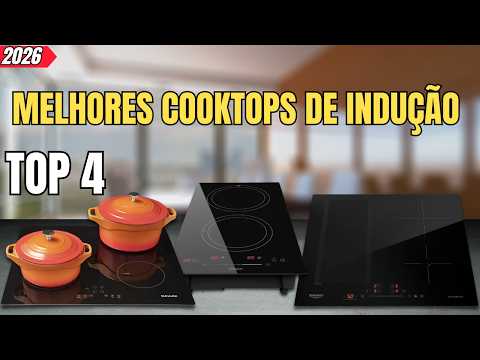 Os 4 MELHORES Cooktops de Indução de 2026 | Qual COOKTOP Vale Mais a Pena COMPRAR?