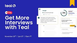 Get More Interviews with Teal