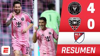 GOLAZOS DE MESSI y DOBLETE DE SUÁREZ dan el triunfo por goleada del INTER MIAMI ante DC UNITED | MLS