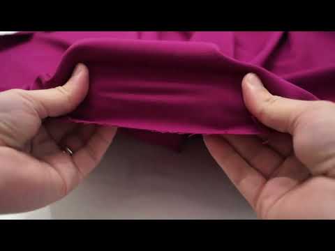 Gabardine mano lana fucsia ciclamino