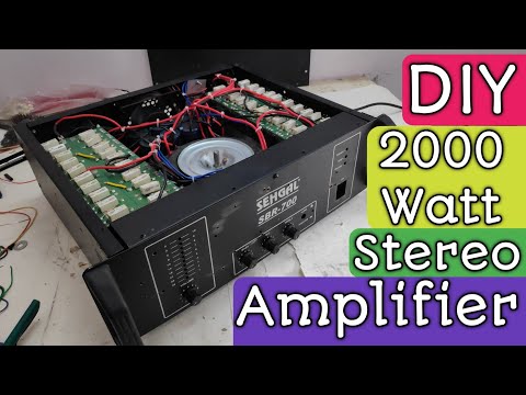 2000 Watt Diy Amplifier Modified Cabinet Hindi Indian