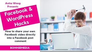 How to copy your own Facebook video link and paste it into a Facebook comment