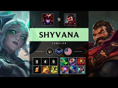 Shyvana Jungle vs Graves - NA Diamond Patch 25.16