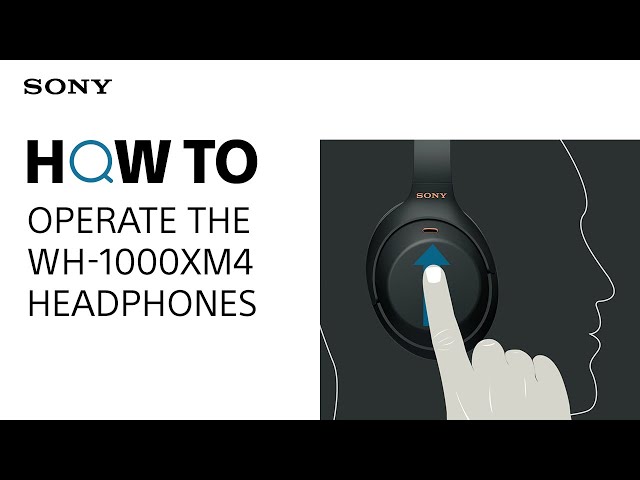 Video teaser per How to operate the WH-1000XM4 headphones