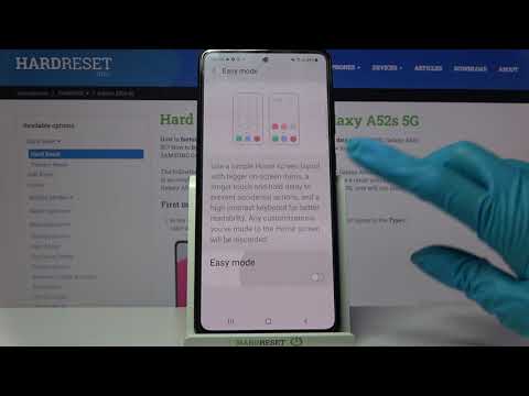 How to Enable Easy Mode on Samsung Galaxy A52s 5G – Activate Simple Mode