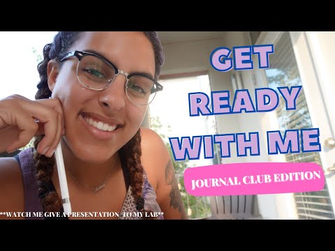 GET READY WITH ME (JOURNAL CLUB EDITION) | Prep with me, get presentation advice, watch me present!