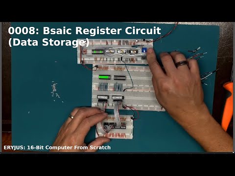 0008: Basic Register (Data Storage) | 16-Bit Computer From Scratch