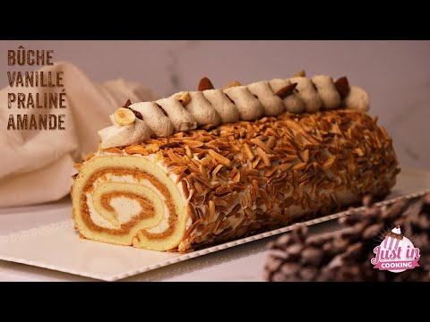 ❅ Recette de Bûche de Noël Envoûtante : Vanille Intense, Praliné, Amande ❅