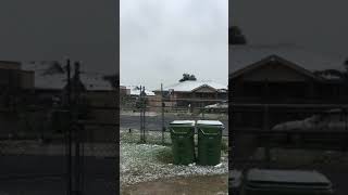 preview picture of video 'Snow day for the first time in Brownsville Texas'