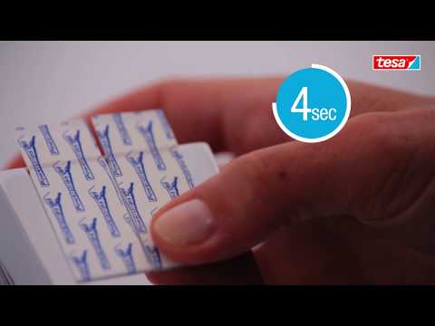 tesa Powerstrips® Klebestreifen groß - Klebeband wasserfest, hält bis zu 2kg