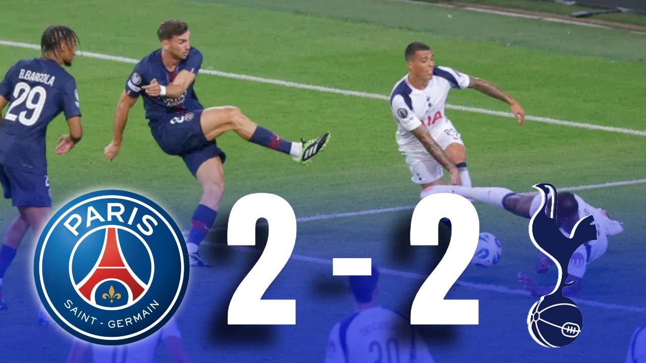 Paris Saint-Germain vs Tottenham | UEFA Super Cup Highlights & Goals