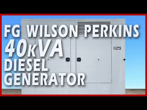 FG Wilson Perkins Diesel Generator 40kVA – XP4441 Test #perkins | #fgwilson Authorised Dealer