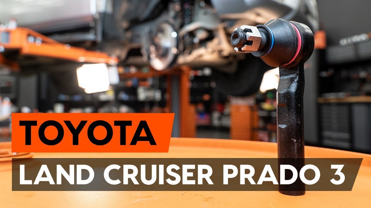 Slik bytter du styreledd på en Toyota Prado J120 – veiledning