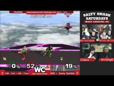 WCS 1/2/2016 Doubles: NBR | Slug + NBR | Chum (Green) vs BAD + Jonny Gamble (Red)