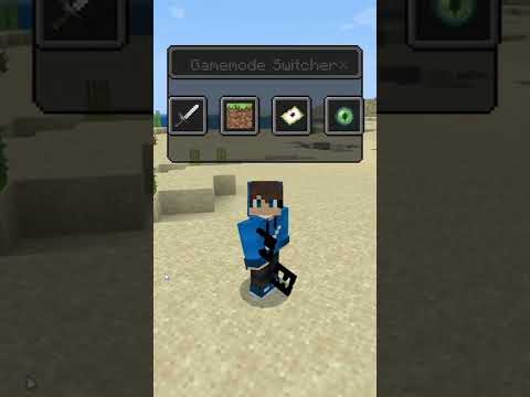 Jeky 29 - How to quickly change gamemode in Minecraft PE!