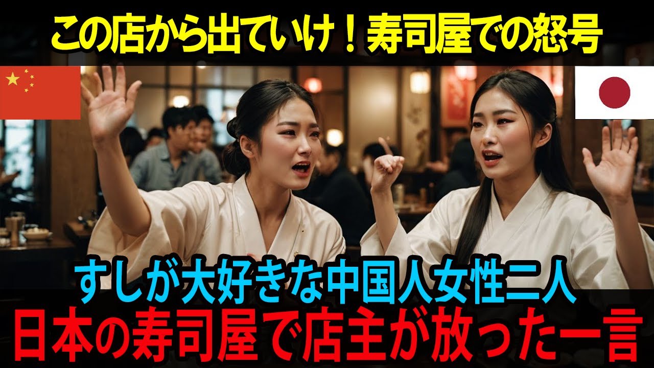 【海外の反応】「店から出ろ！」初めての高級寿司屋で店主が言った一言に全員が絶句【日本称賛】