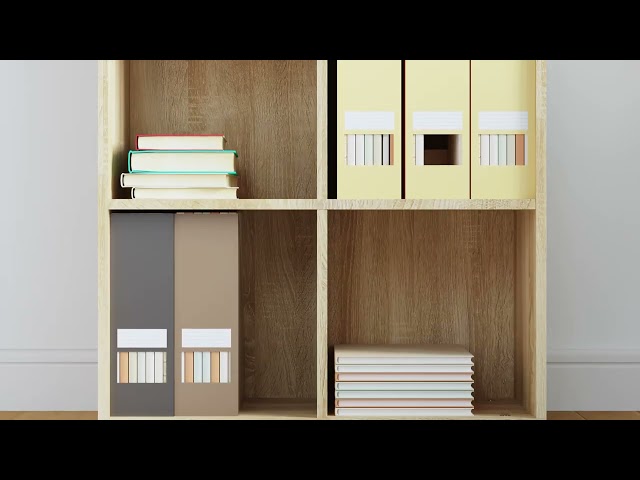 Video teaser per 800156 vidaXL Book CabinetSideboard Sonoma Oak 66x30x130 cm Engineered Wood